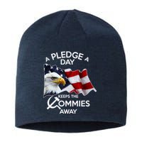 A Pledge A Dat Keeps The s Commies Away Sustainable Beanie