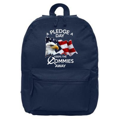 A Pledge A Dat Keeps The s Commies Away 16 in Basic Backpack