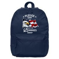 A Pledge A Dat Keeps The s Commies Away 16 in Basic Backpack