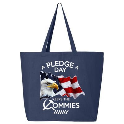 A Pledge A Dat Keeps The s Commies Away 25L Jumbo Tote