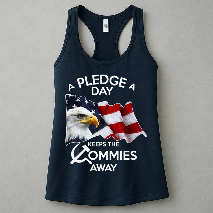 A Pledge A Dat Keeps The s Commies Away Womens Tank Top