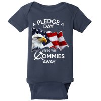 A Pledge A Dat Keeps The s Commies Away Baby Bodysuit