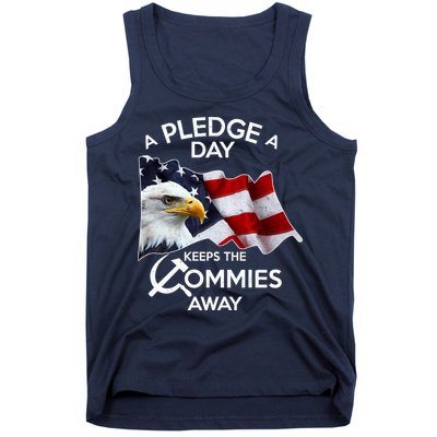 A Pledge A Dat Keeps The s Commies Away Tank Top