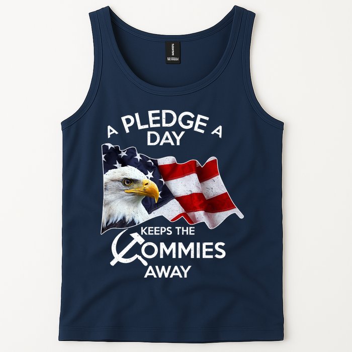 A Pledge A Dat Keeps The s Commies Away Tank Top