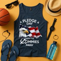 A Pledge A Dat Keeps The s Commies Away Tank Top