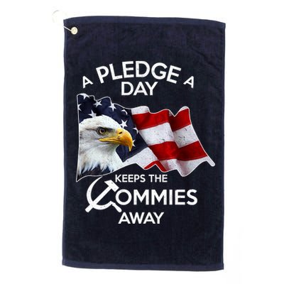 A Pledge A Dat Keeps The s Commies Away Golf Towel