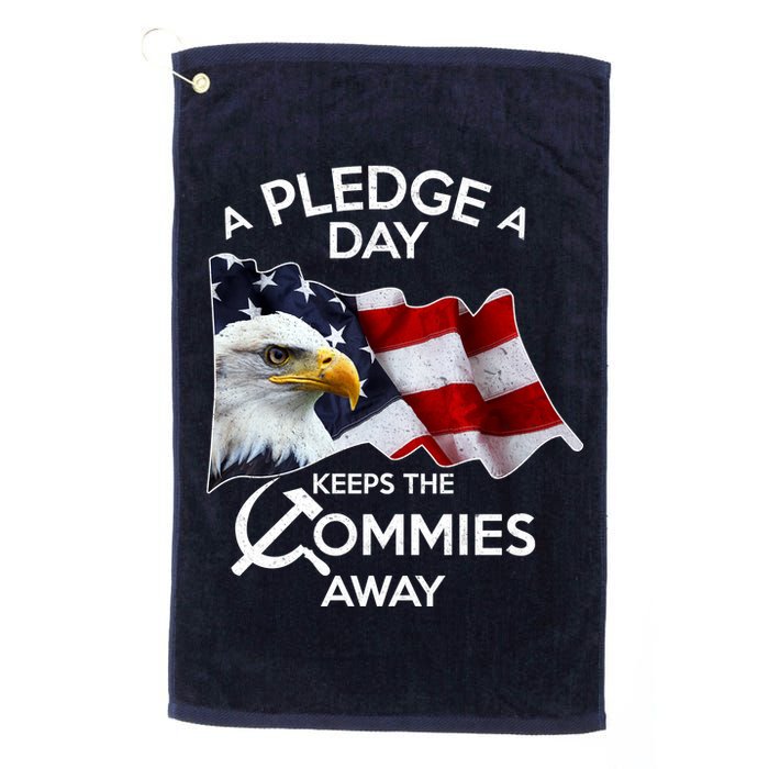A Pledge A Dat Keeps The s Commies Away Golf Towel