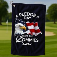 A Pledge A Dat Keeps The s Commies Away Golf Towel