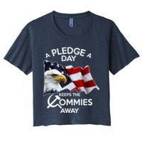 A Pledge A Dat Keeps The s Commies Away Crop Top
