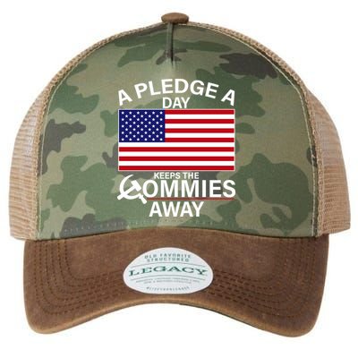 A Pledge A Day Keeps The Commies Away Legacy Tie Dye Trucker Hat