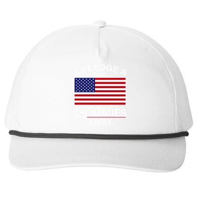 A Pledge A Day Keeps The Commies Away Snapback Five-Panel Rope Hat