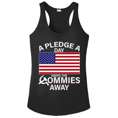 A Pledge A Day Keeps The Commies Away Ladies PosiCharge Competitor Racerback Tank