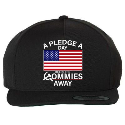 A Pledge A Day Keeps The Commies Away Wool Snapback Cap