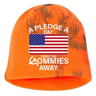 A Pledge A Day Keeps The Commies Away Kati - Camo Knit Beanie