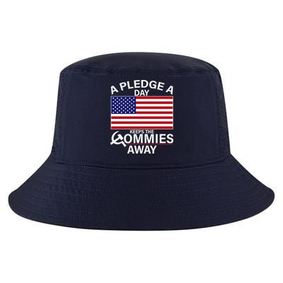 A Pledge A Day Keeps The Commies Away Cool Comfort Performance Bucket Hat