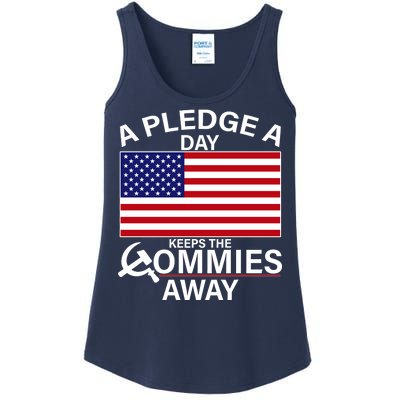 A Pledge A Day Keeps The Commies Away Ladies Essential Tank