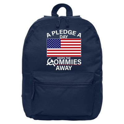 A Pledge A Day Keeps The Commies Away 16 in Basic Backpack