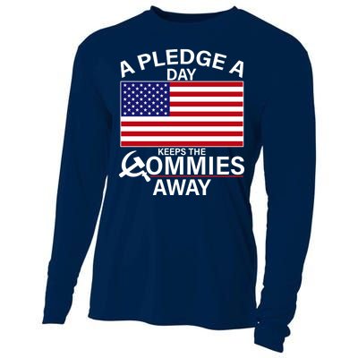 A Pledge A Day Keeps The Commies Away Cooling Performance Long Sleeve Crew