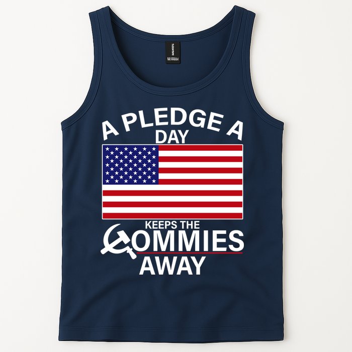A Pledge A Day Keeps The Commies Away Tank Top