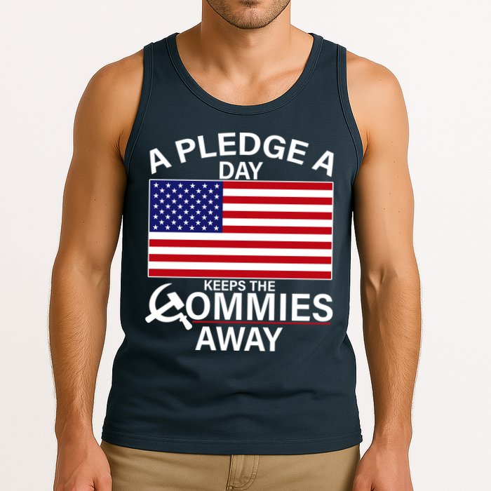 A Pledge A Day Keeps The Commies Away Tank Top