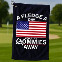 A Pledge A Day Keeps The Commies Away Golf Towel