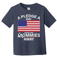 A Pledge A Day Keeps The Commies Away Toddler T-Shirt