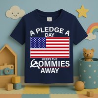 A Pledge A Day Keeps The Commies Away Toddler T-Shirt