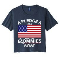 A Pledge A Day Keeps The Commies Away Crop Top