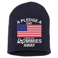 A Pledge A Day Keeps The Commies Away Short Acrylic Beanie