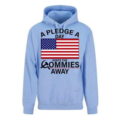 A Pledge A Day Keeps The Commies Away Unisex Surf Hoodie