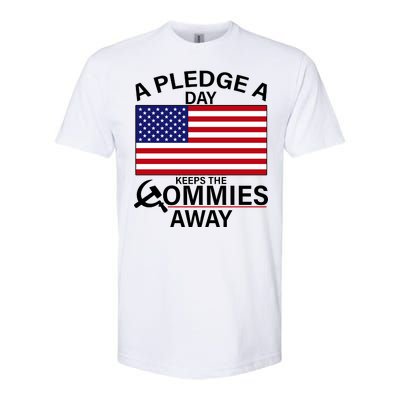 A Pledge A Day Keeps The Commies Away Softstyle CVC T-Shirt