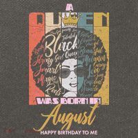 A Queen Was Born In August Cotton Canvas Backpack