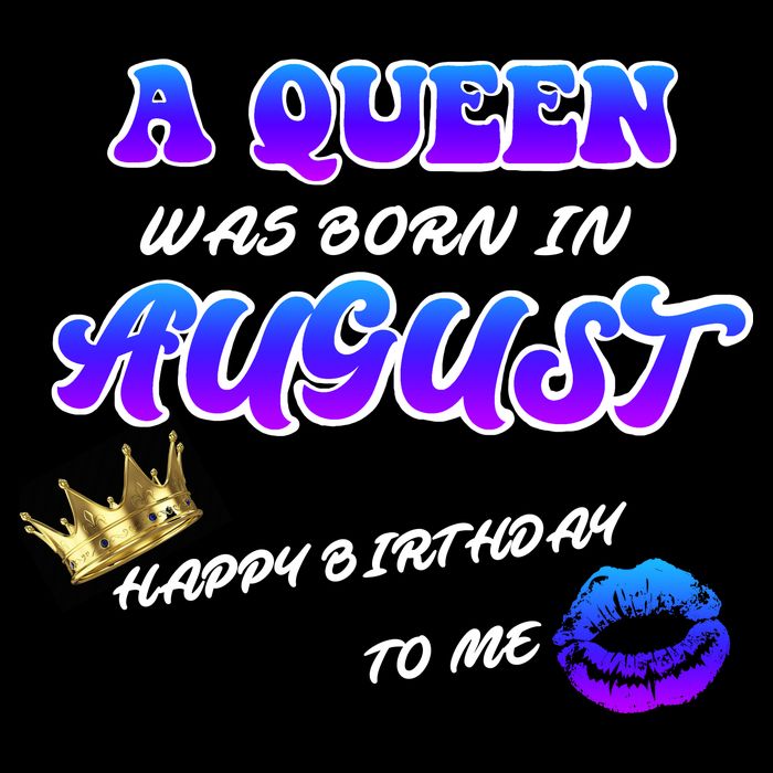 A Queen Was Born In August Happy Birthday To Me Cooling Performance Crew T-Shirt