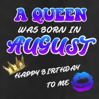 A Queen Was Born In August Happy Birthday To Me Adult Drive Performance Visor