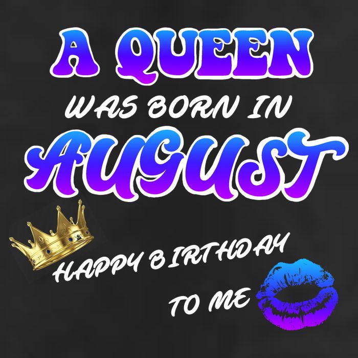 A Queen Was Born In August Happy Birthday To Me Adult Drive Performance Visor