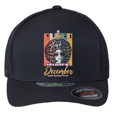 A Queen Was Born In December Flexfit Unipanel Trucker Cap