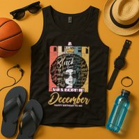 A Queen Was Born In December Tank Top