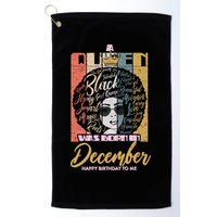 A Queen Was Born In December Golf Towel