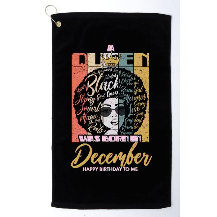 A Queen Was Born In December Golf Towel