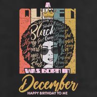 A Queen Was Born In December Golf Towel