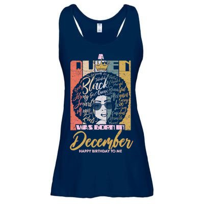 A Queen Was Born In December Ladies Essential Flowy Tank