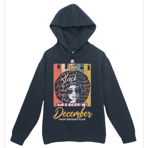 A Queen Was Born In December Urban Pullover Hoodie