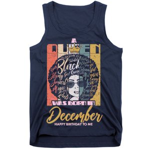 A Queen Was Born In December Tank Top