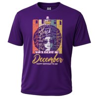 A Queen Was Born In December Cooling Performance Crew T-Shirt