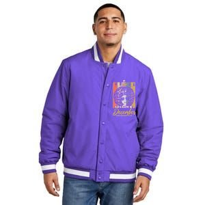 A Queen Was Born In December Insulated Varsity Jacket