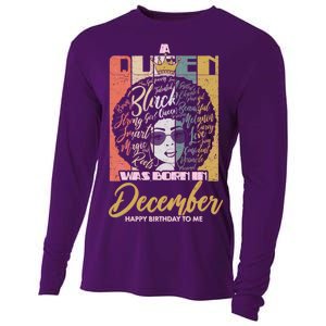 A Queen Was Born In December Cooling Performance Long Sleeve Crew