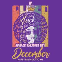 A Queen Was Born In December Premium T-Shirt
