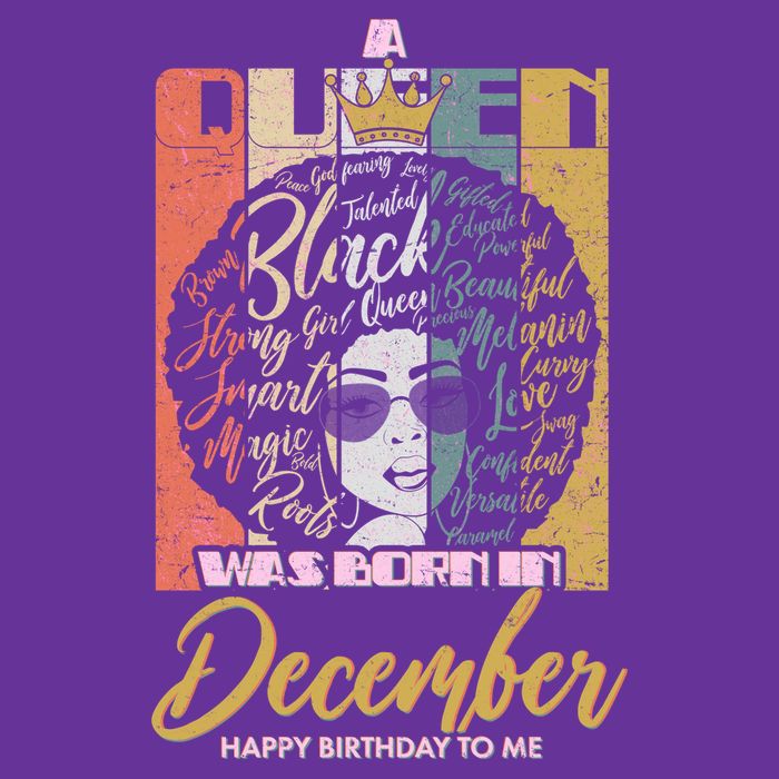 A Queen Was Born In December Premium T-Shirt