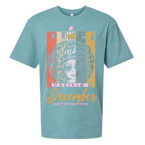 A Queen Was Born In December Sueded Cloud Jersey T-Shirt