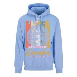 A Queen Was Born In December Unisex Surf Hoodie